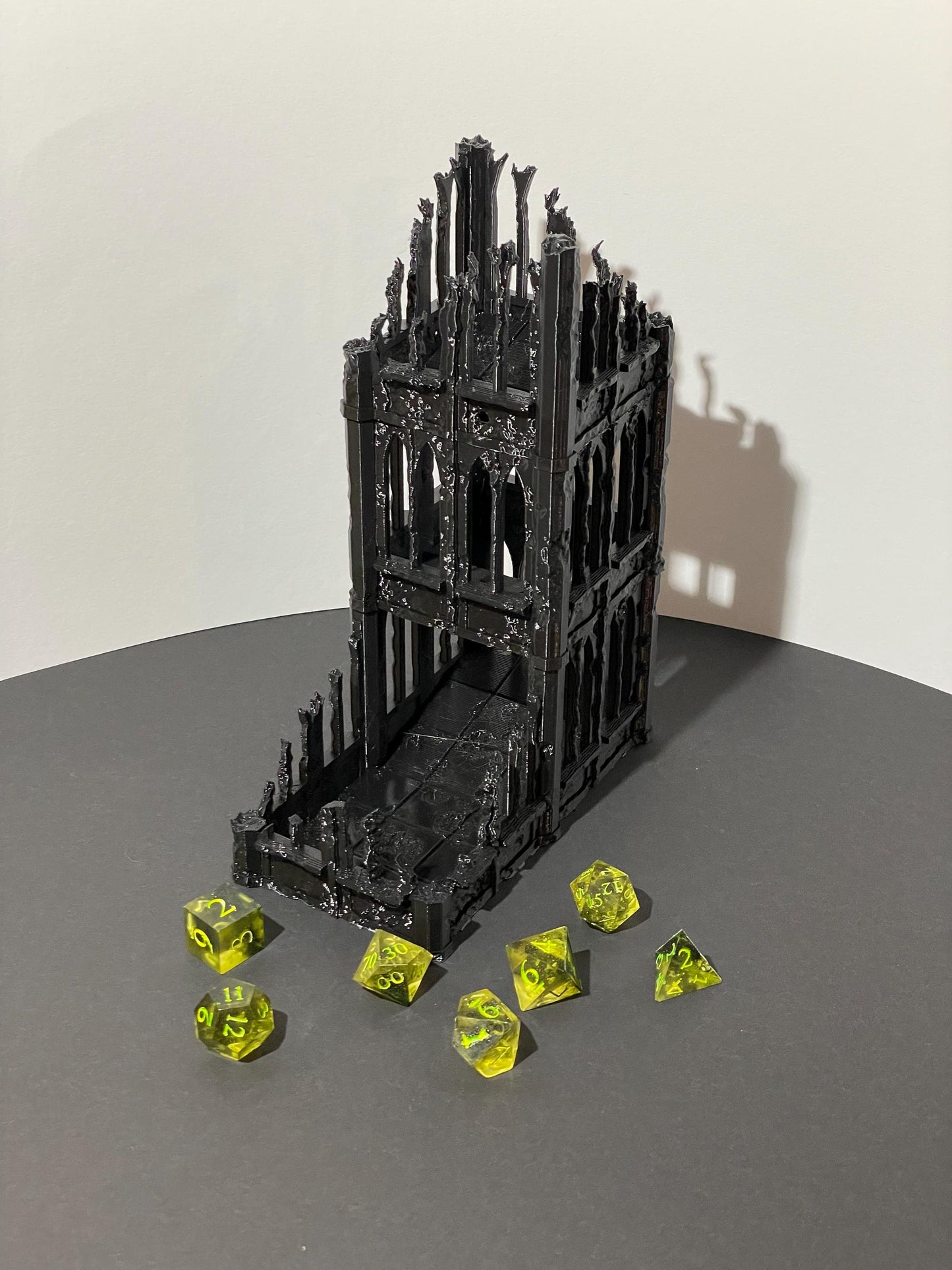 Ancient Gothic Ruin Dice Tower - Alternate view 2