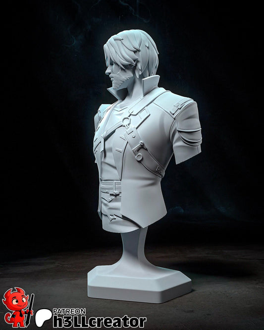 Jayce Bust Resin Miniature Figurine Game Character League of Legends Arcane Gift for Him Her Birthday Gift Anime