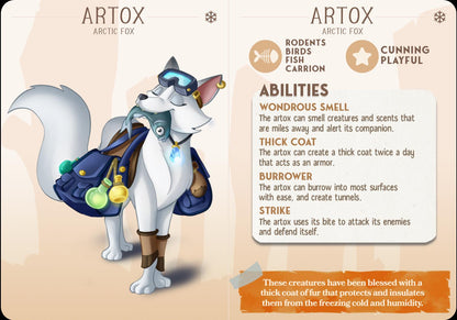Arctic Fox Animal Companion Miniature - Alternate view 2