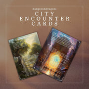 City Encounter Cards - digital download preview