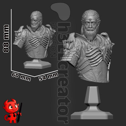 Ketheric Thorm Bust - Baldur's Gate 3 - Alternate view 4
