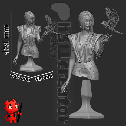 Songbird Bust - Alternate view 4