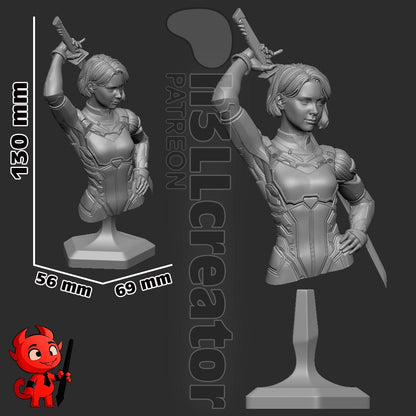 Mio Split Fiction Bust - Alternate view 4