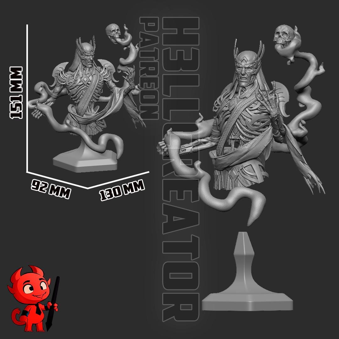 Vecna Dunegons & Dragons Bust - Alternate view 8