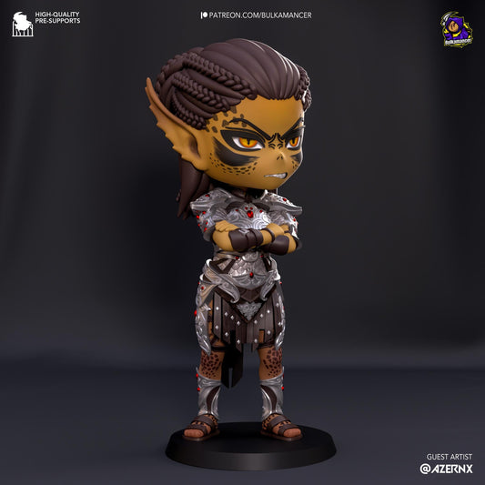 Lae'zel Chibi Figure - Baldur's Gate 3 - Alternate view 2