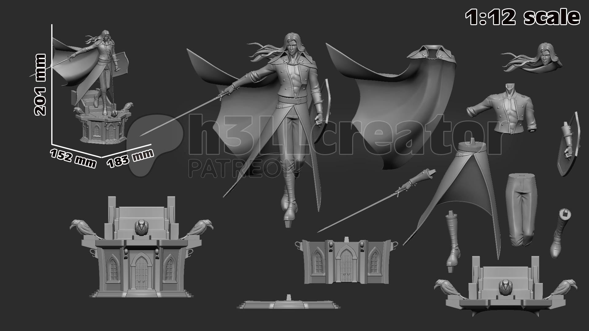 Alucard Castlevania Figure - Alternate view 7