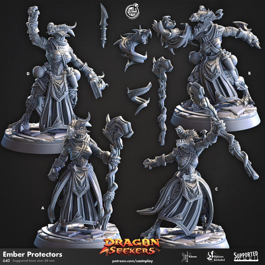 Dragonborn Sorcerer Miniature