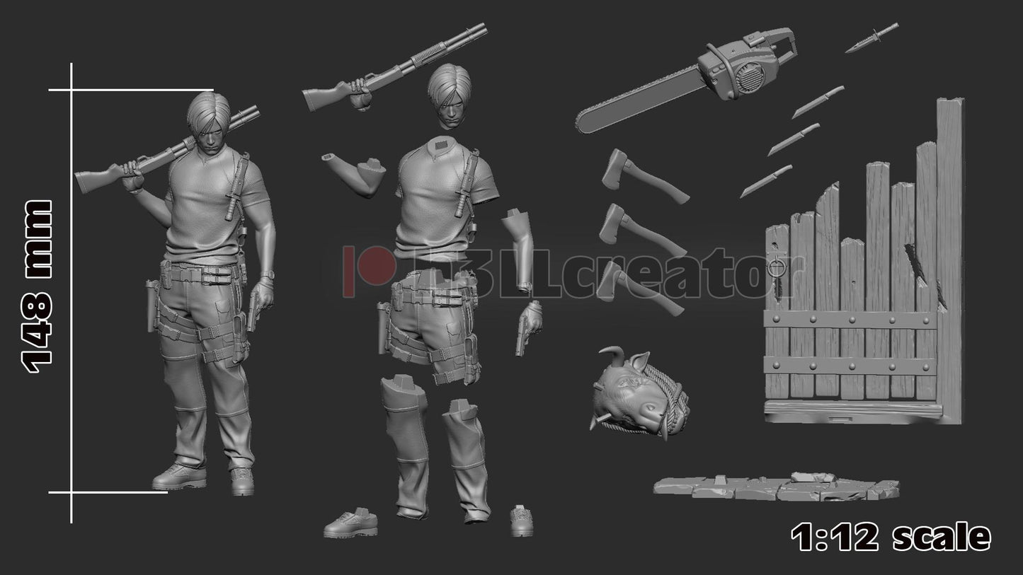 Leon Kennedy Residual Evil 4 Remake Figure - Alternate view 8