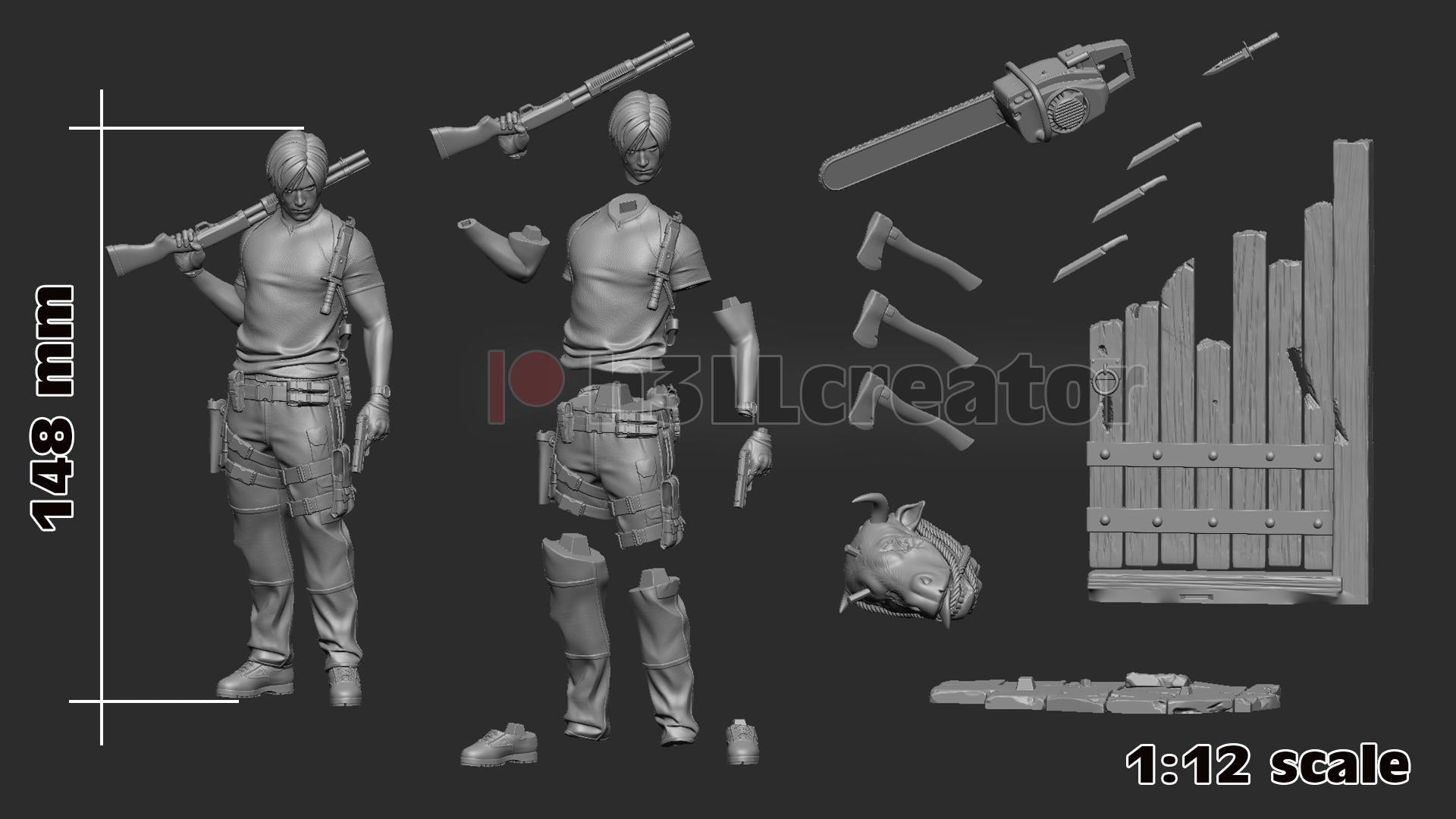 Leon Kennedy Residual Evil 4 Remake Figure - Alternate view 8