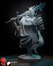 Rellana Bust - Elden Ring - resin tabletop miniature front view