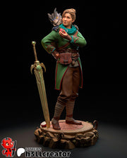 Zoe Split Fiction Figure - resin tabletop miniature front view