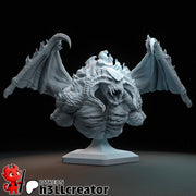 Balrog Bust - The Lord of the Rings - resin tabletop miniature front view