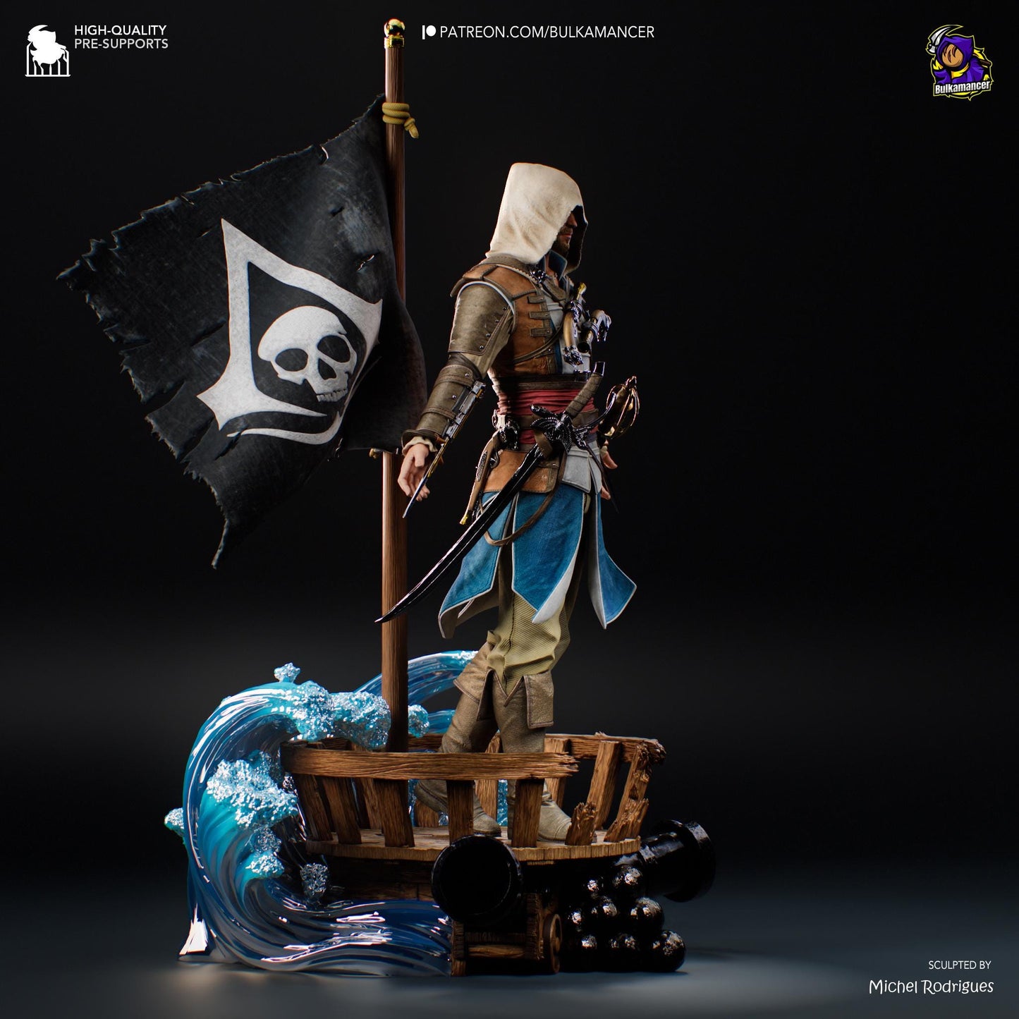 Edward Kenway Assassin's Creed Black Flag Figure - Alternate view 2