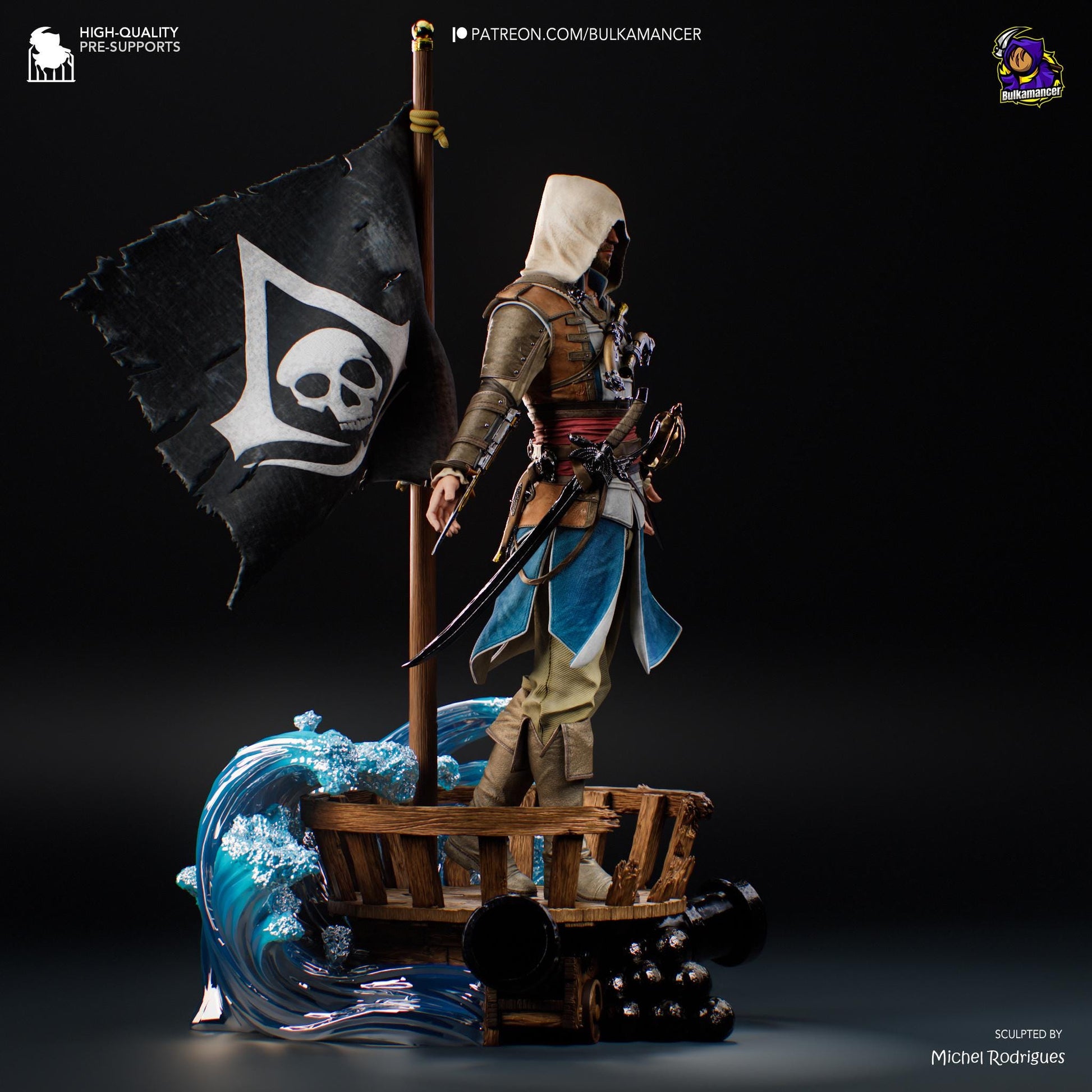 Edward Kenway Assassin's Creed Black Flag Figure - Alternate view 2