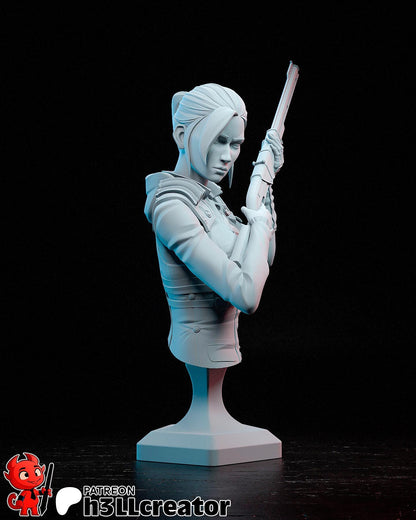 Caitlyn Bust - Arcane - Alternate view 3
