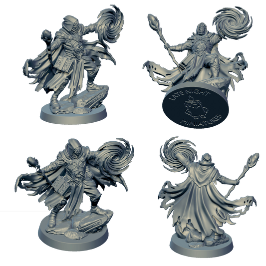 Portal Mage miniature by Late Night Miniatures - alternate view