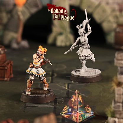 Female Elf Bard Miniature