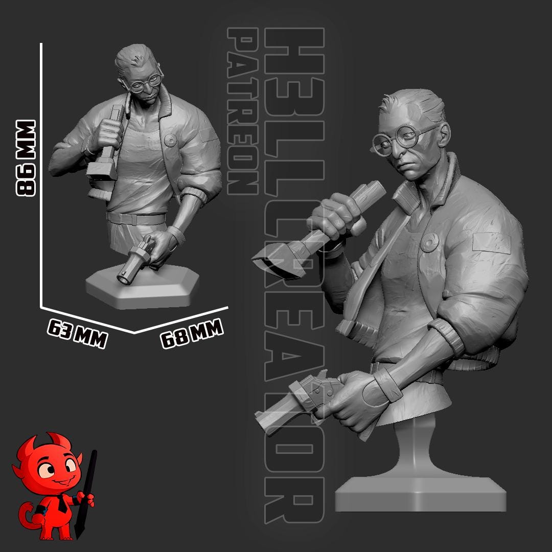 Kim Disco Elysium Bust - Alternate view 4