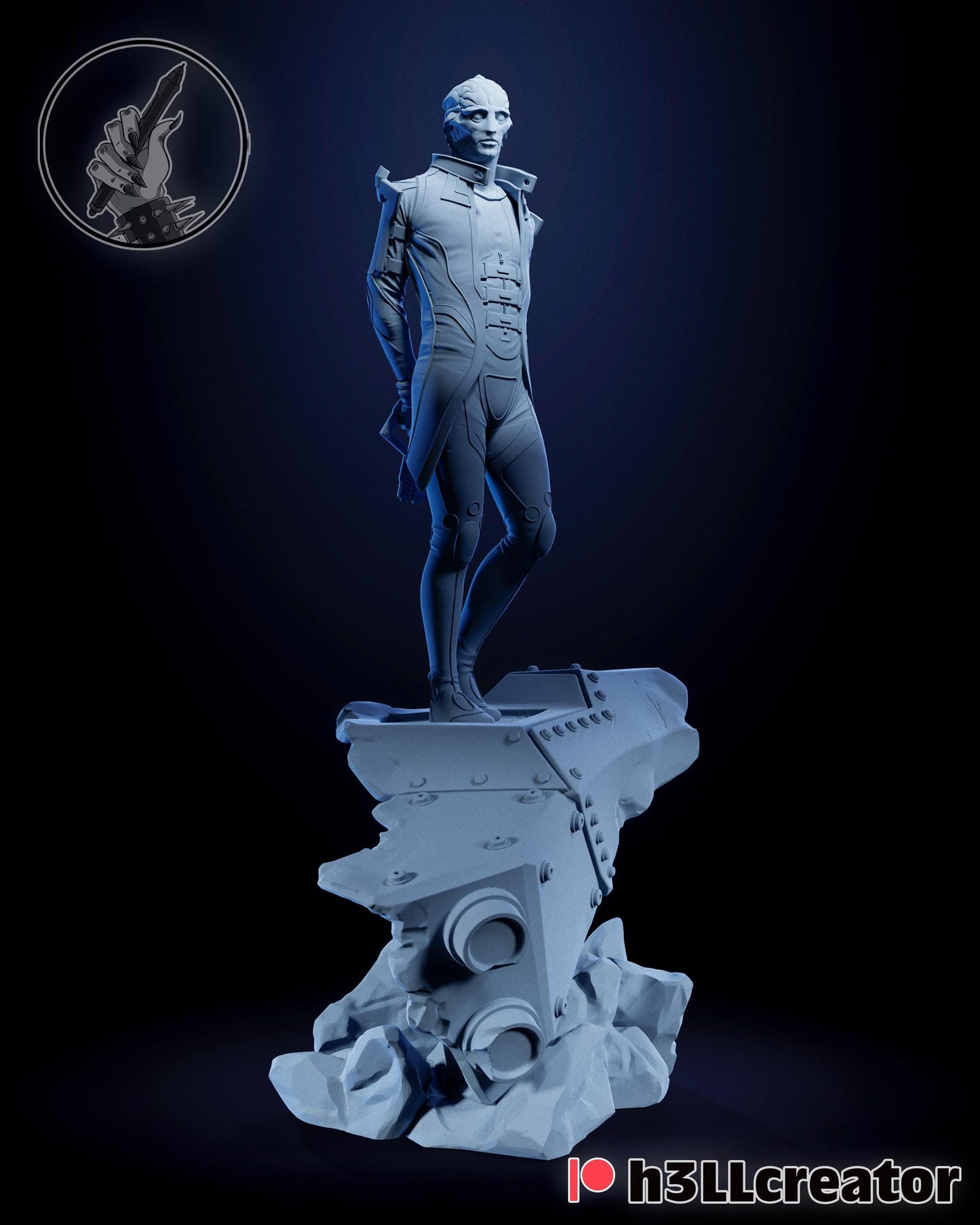 Thane Krios Figure - Mass Effect - Alternate view 3