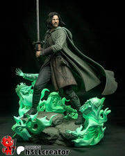 Aragorn Figure - The Lord of the Rings - resin tabletop miniature front view