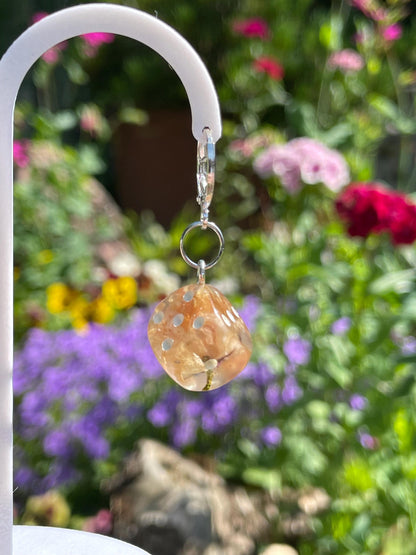 Clear D6 Dice Earrings - Alternate view 3