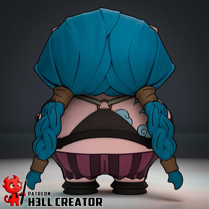 Jinx Powder Chibi Figure - League of Legends - Alternate view 7