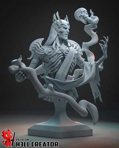 Vecna Bust - Baldur's Gate 3 - Alternate view 6