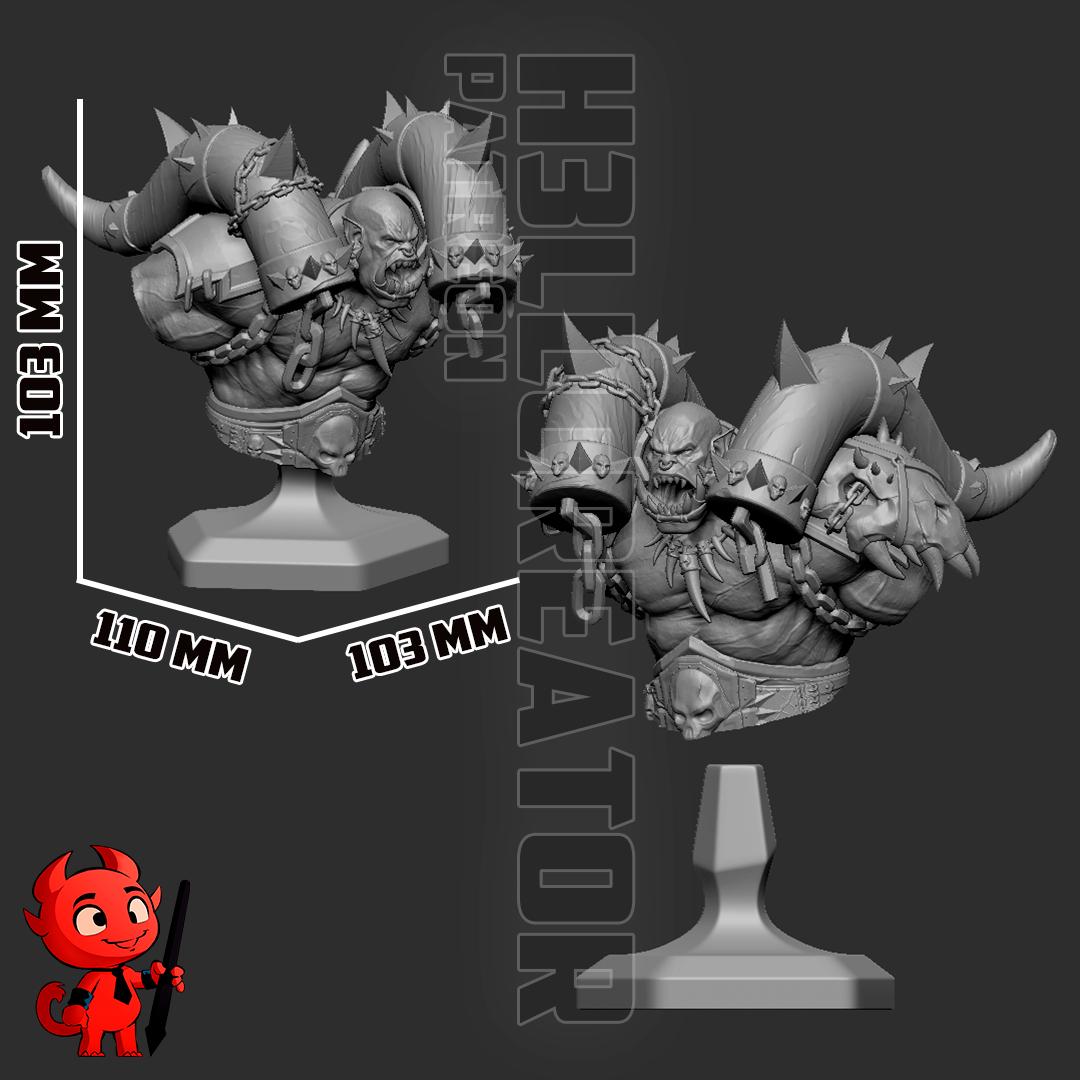 Garrosh Hellscream Bust - World of Warcraft - Alternate view 7