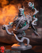 Vecna Bust - Baldur's Gate 3 - resin tabletop miniature front view