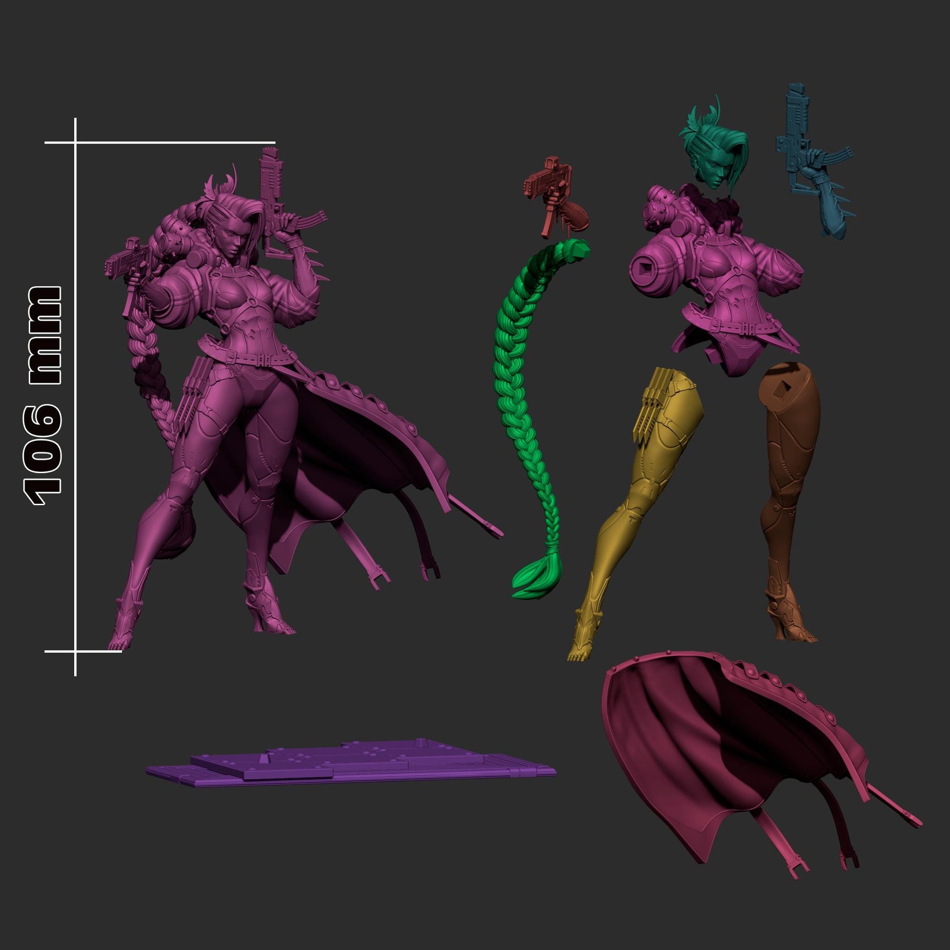 RIN Figure - Cyberpunk 2077 - Alternate view 5