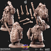 Giff Gunslinger Miniature - resin tabletop miniature front view