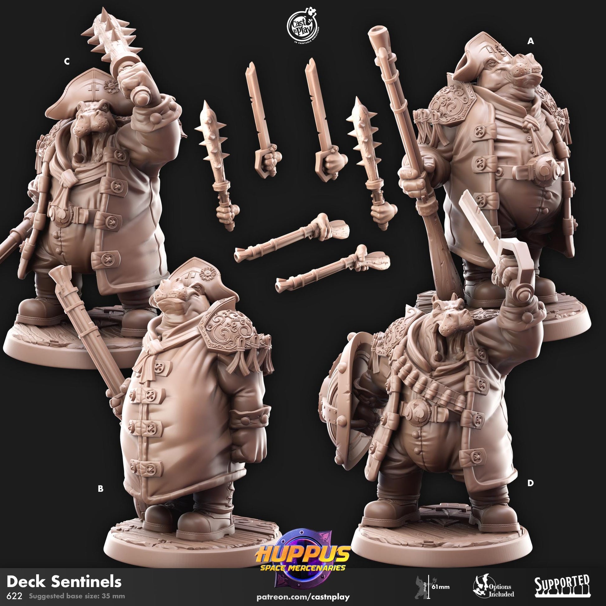 Giff Gunslinger Miniature