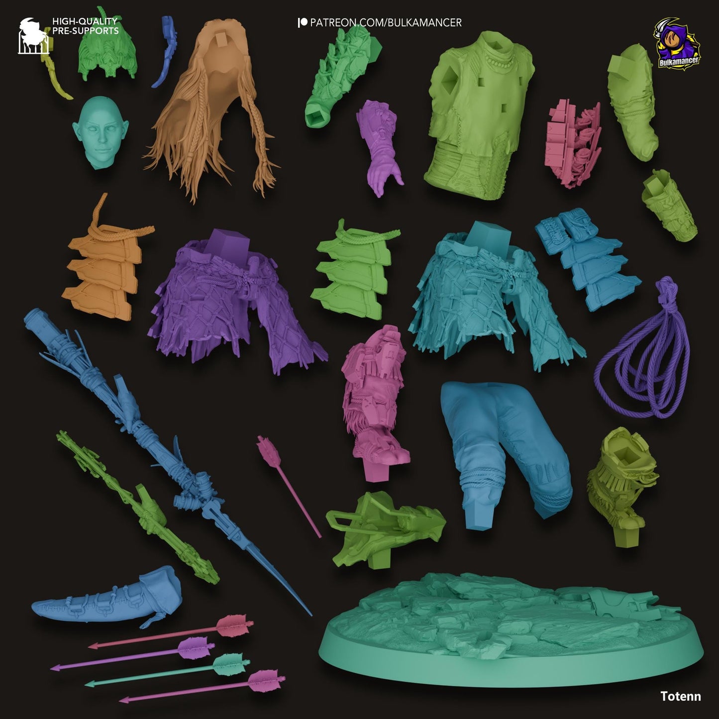 Aloy Resin Miniature Figurine Game Character Horizon: Forbidden West Gift for Him Her Birthday Gift Anime