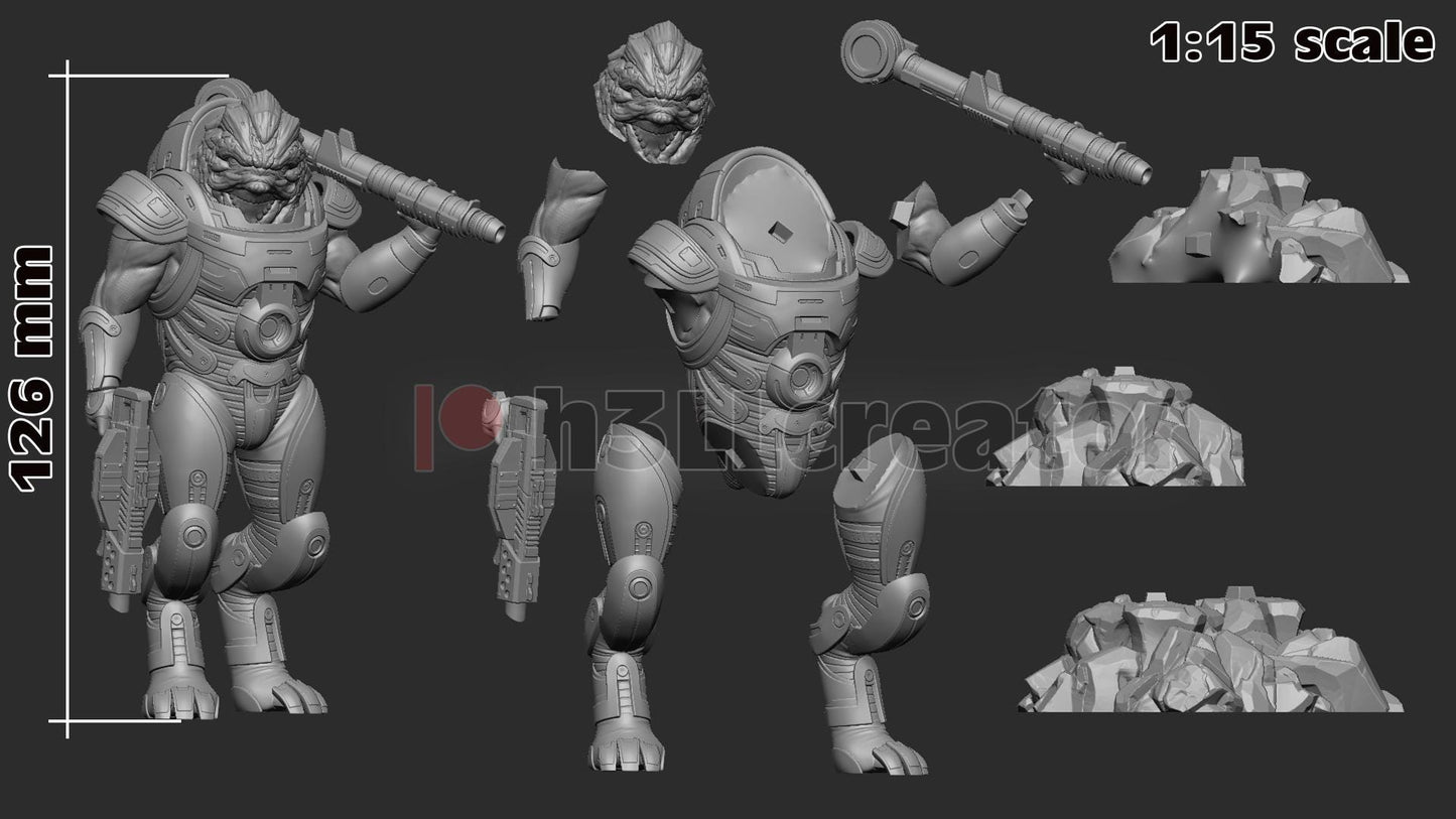 Grunt Figure - Mass Effect - Alternate view 7
