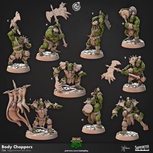 Orc Barbarian Miniature