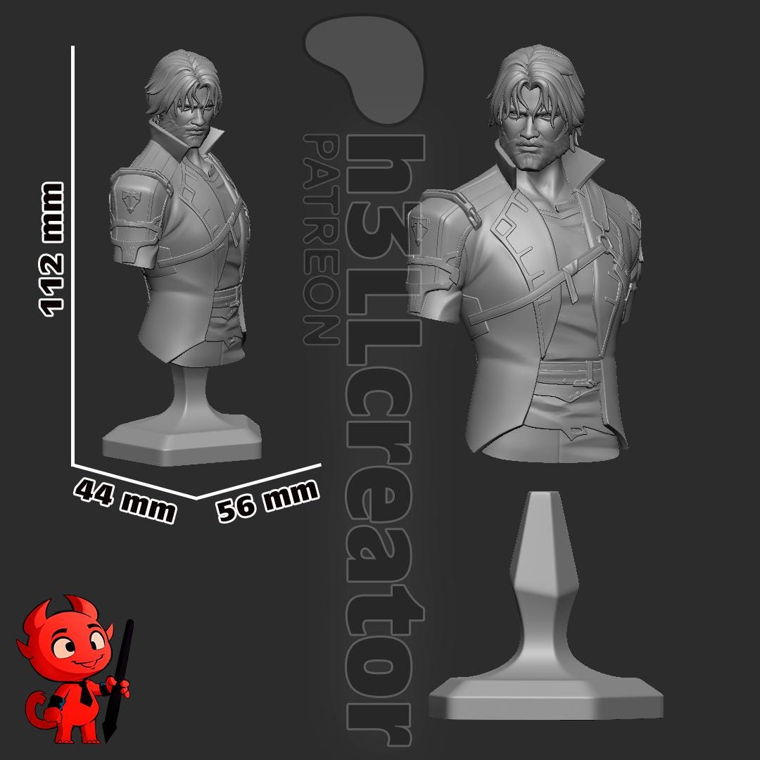 Jayce Bust Resin Miniature Figurine Game Character League of Legends Arcane Gift for Him Her Birthday Gift Anime