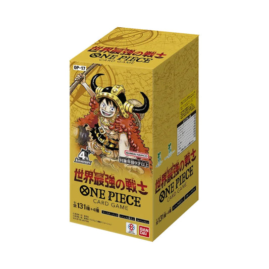 One Piece Card Game OP-17: The World's Strongest Warriors Booster Box Case - English - sealed card game product image