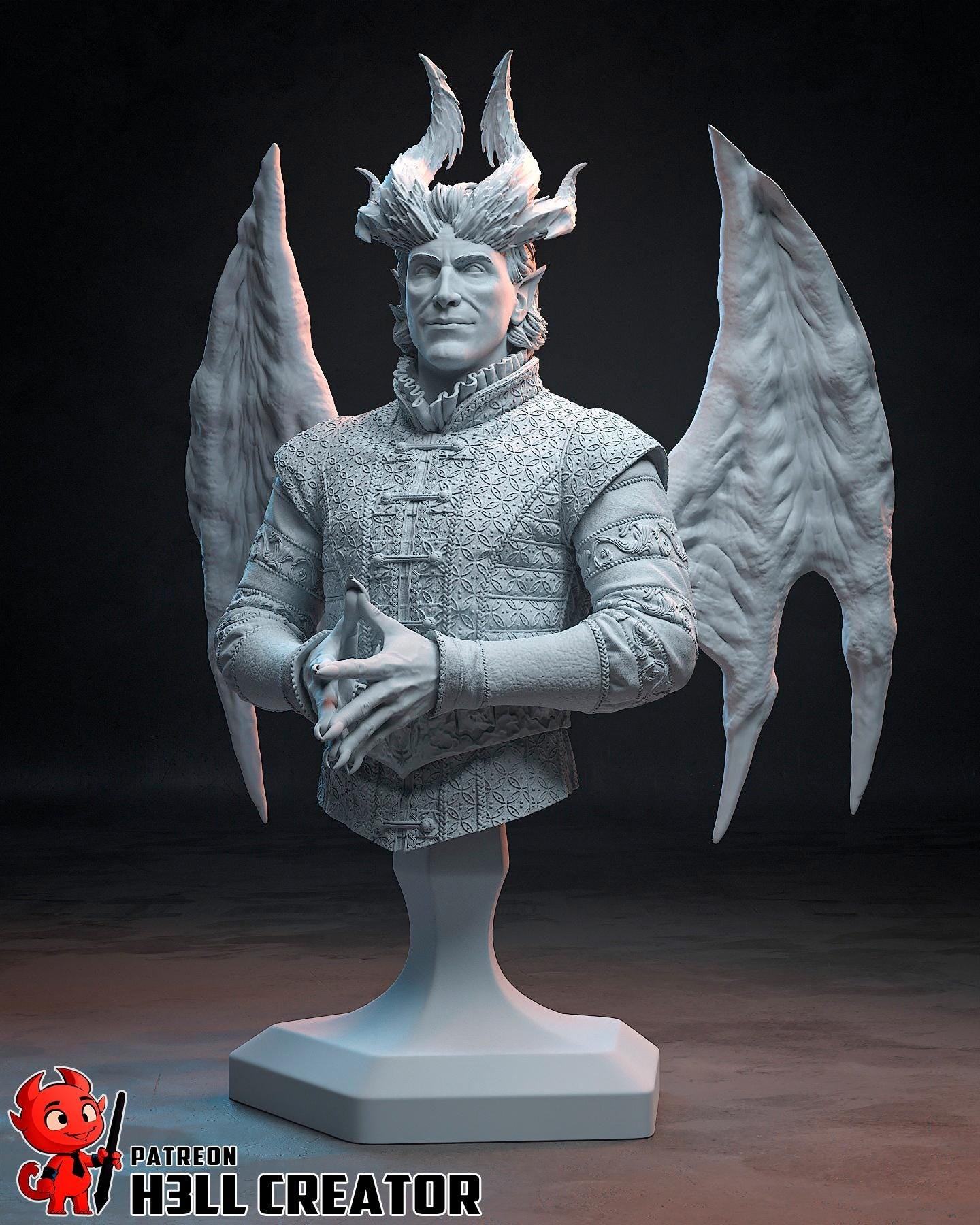 Raphael Bust - Baldur's Gate 3 - Alternate view 4