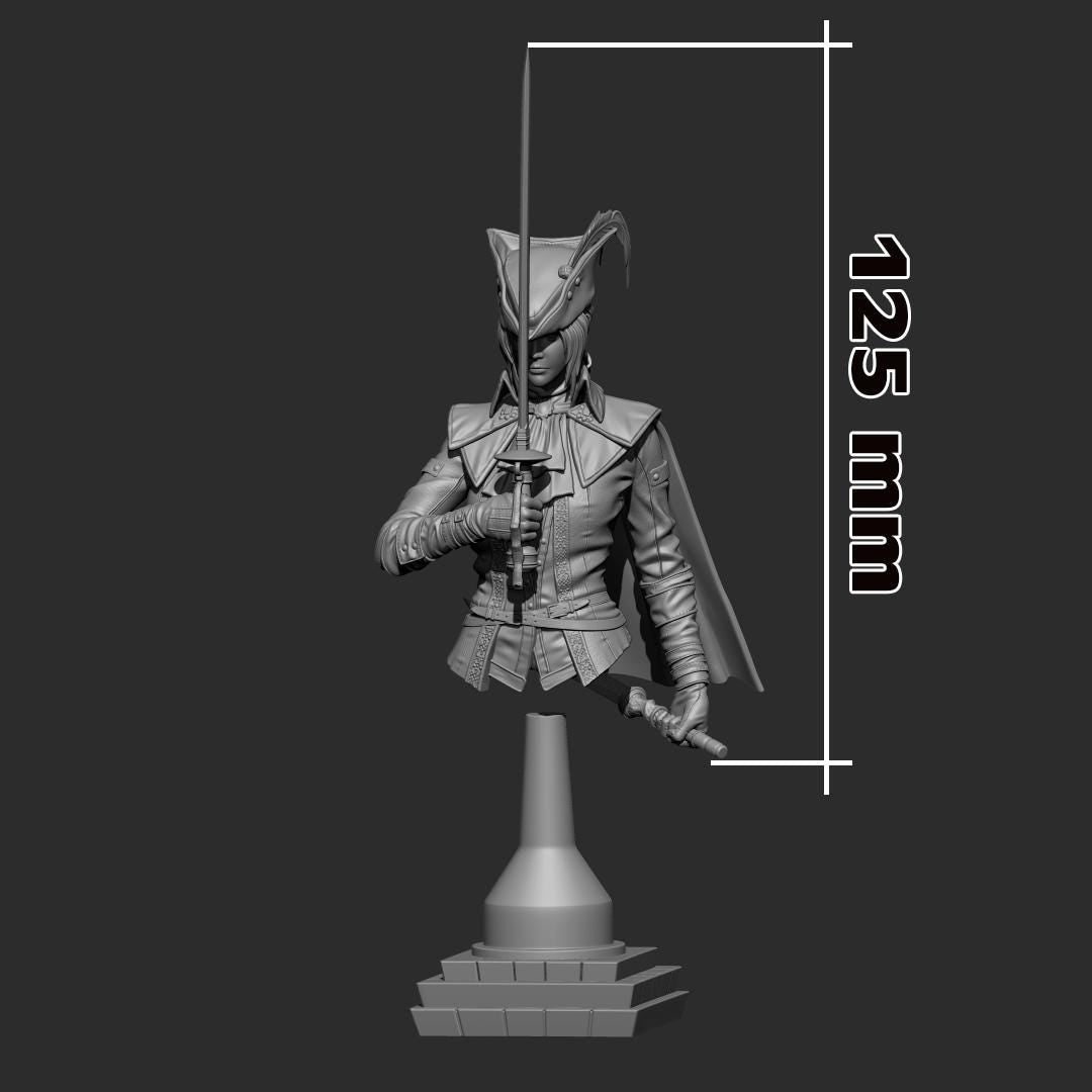 Lady Maria Bloodborne Bust - Alternate view 3