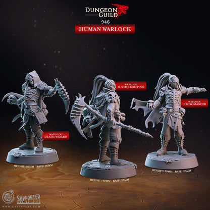 Human Warlock Miniature