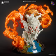 Amaterasu Okami Figure - resin tabletop miniature front view