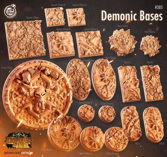 Depths of Hell Bases Set