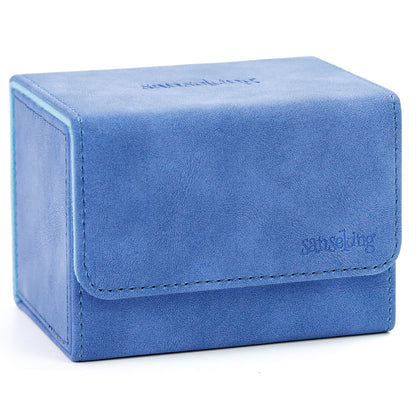 Sanseking Horizontal PU Leather Deck Box 100+ - Blue - official Sanseking product image