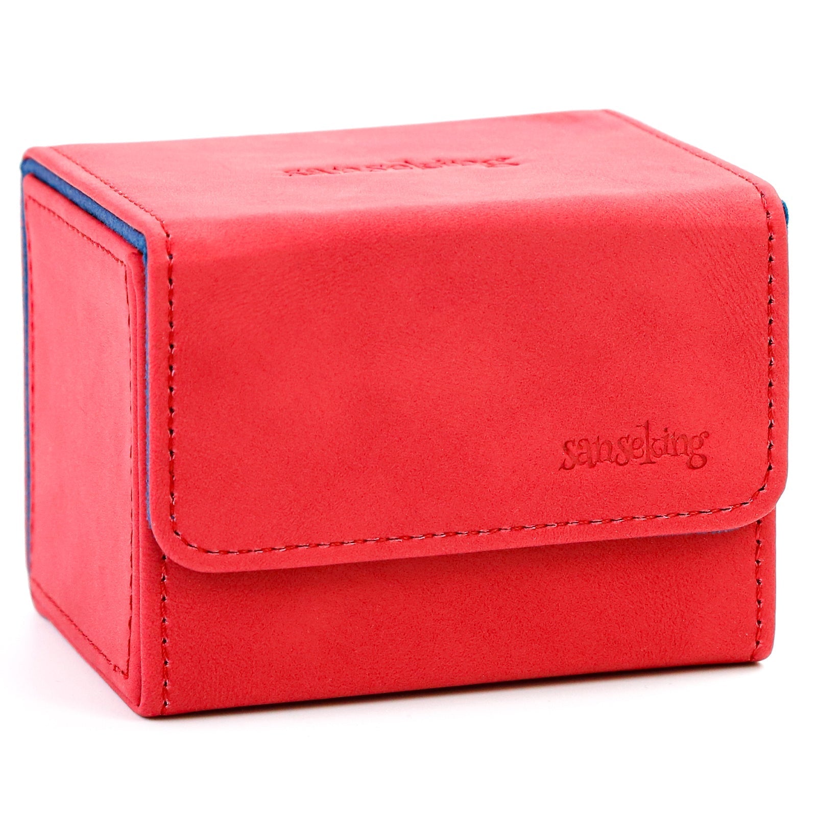Sanseking Horizontal PU Leather Deck Box 100+ - Red - official Sanseking product image