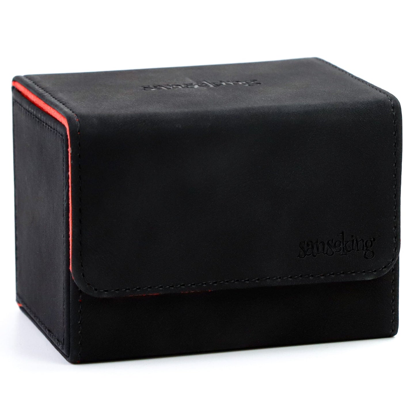 Sanseking Horizontal PU Leather Deck Box 100+ - Black - official Sanseking product image