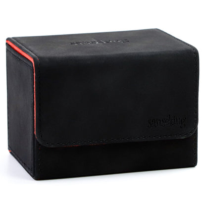 Sanseking Horizontal PU Leather Deck Box 100+ - Black - official Sanseking product image