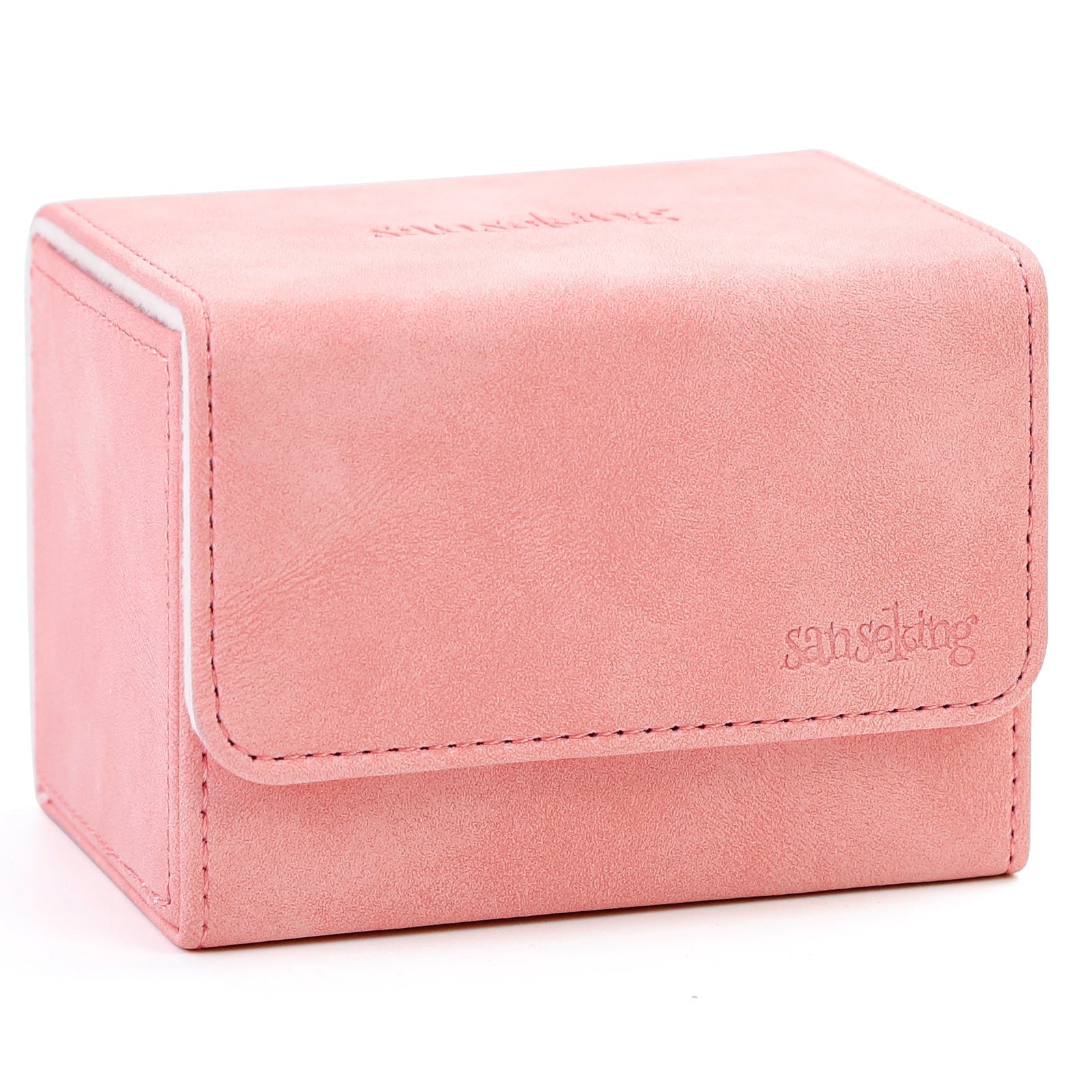 Sanseking Horizontal PU Leather Deck Box 100+ - Pink - official Sanseking product image