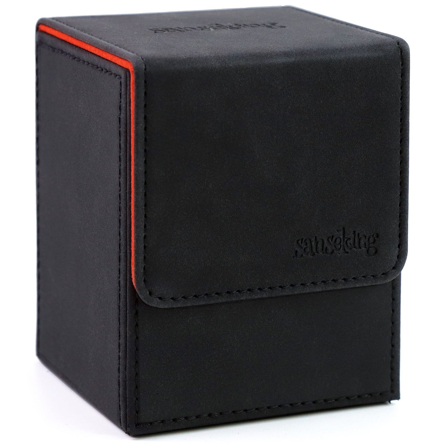 Sanseking Vertical PU Leather Deck Box 100+ - Black - official Sanseking product image