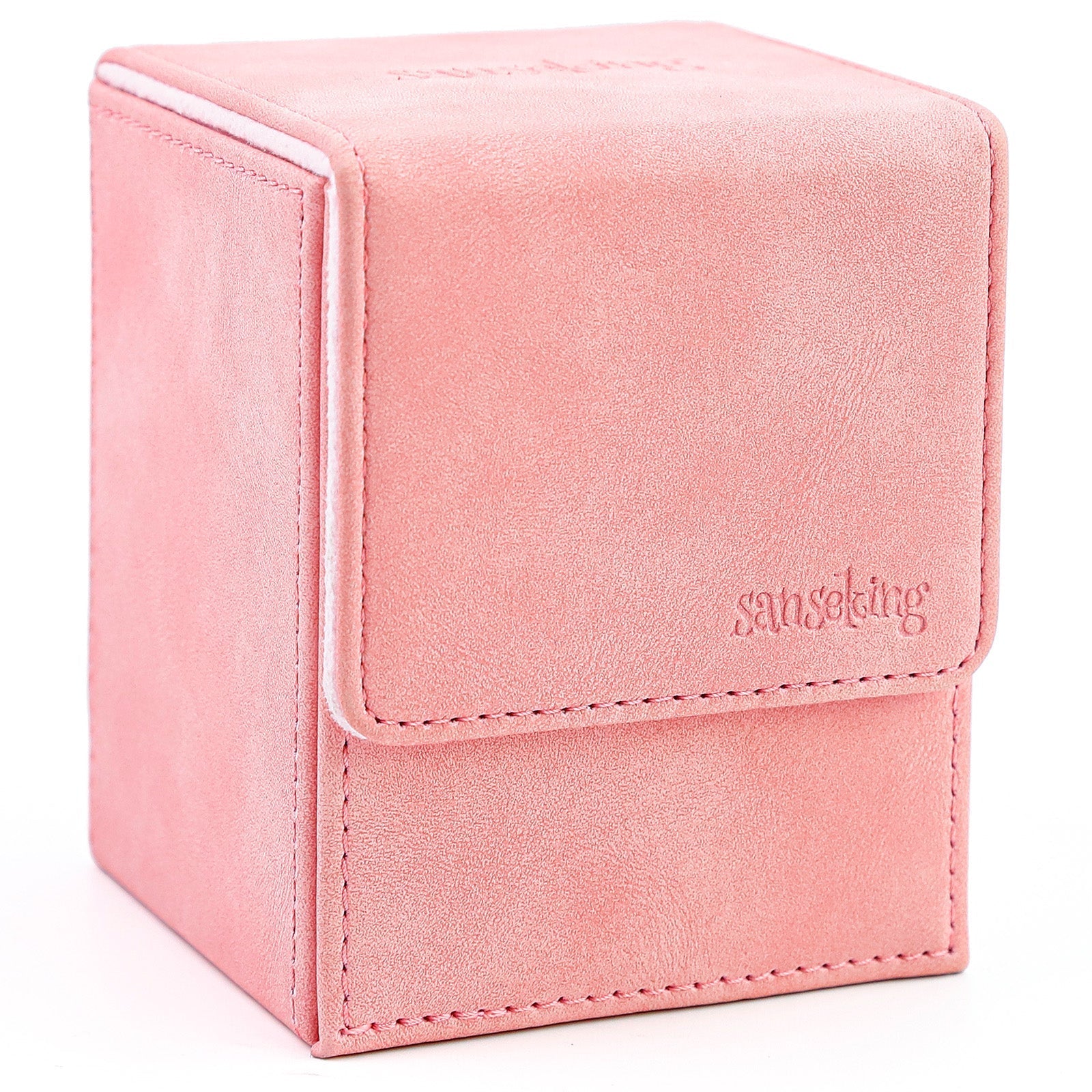 Sanseking Vertical PU Leather Deck Box 100+ - Pink - official Sanseking product image