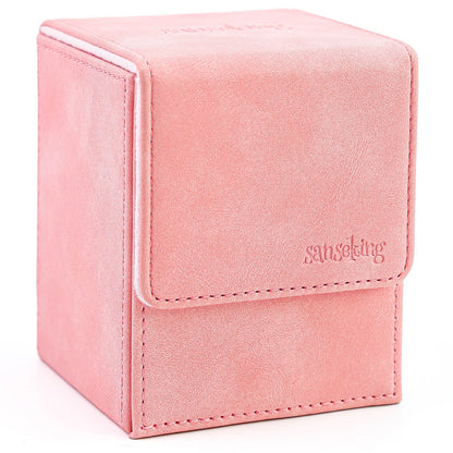 Sanseking Vertical PU Leather Deck Box 100+ - Pink - official Sanseking product image
